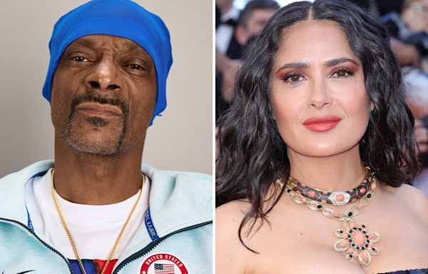 Snoop Dogg, Salma Hayek Among Stars Carrying Olympic Torch in Paris