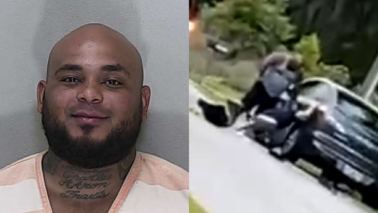 Car crash escalates into alleged attack in Florida neighborhood: 'Leave him the f*** alone!'