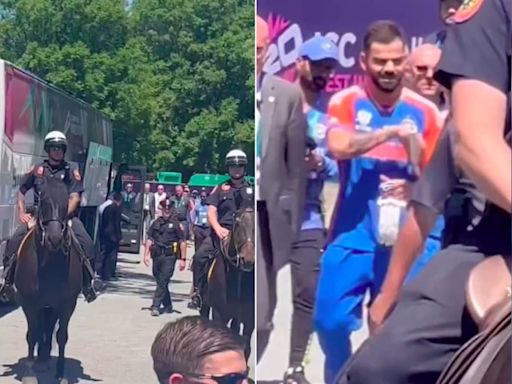 In USA For T20 World Cup, Video Of Virat Kohli's Security Goes Viral | Cricket News