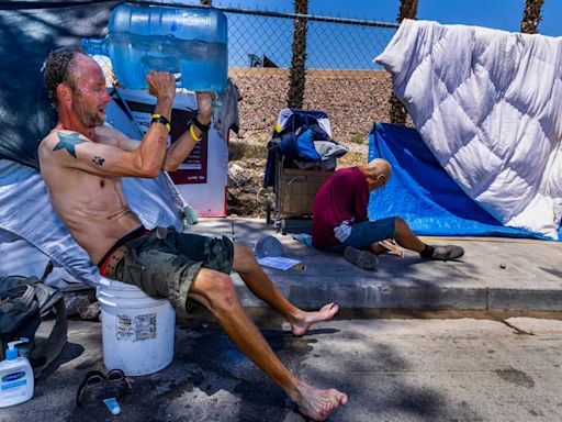 Vegas breaks temperature record as 'hazardous heat' bakes Southwest and California