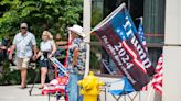 Crowds line up in Grand Rapids for Trump's first rally since shooting