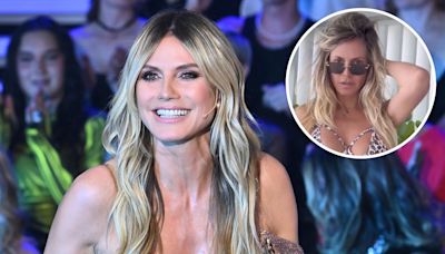 Heidi Klum Shows Off Micro Bikini That Barely Covers Vagina: ‘Not Sure About These Tan Lines’