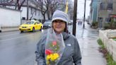 Rain or shine, this group of volunteers left 300 bouquets around St. John's for unsuspecting passersby