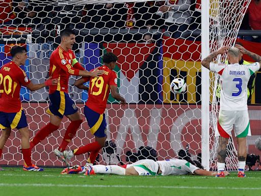 Eurocopa 2024: España le ganó a Italia por un gol en contra y se aseguró la clasificación a octavos y el primer puesto del grupo