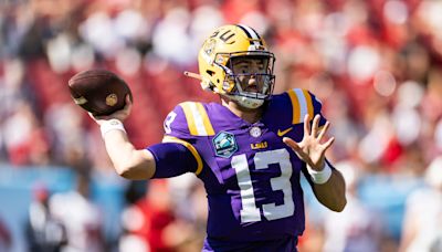 Are Garrett Nussmeier and Doug Nussmeier related? What to know of Eagles coach's son as LSU's QB