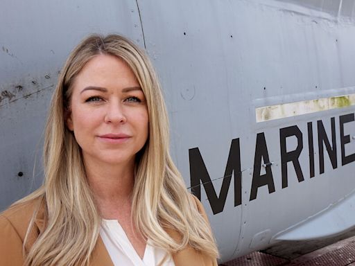 This retired Marine pilot aims to be the role model she never had in Afghanistan