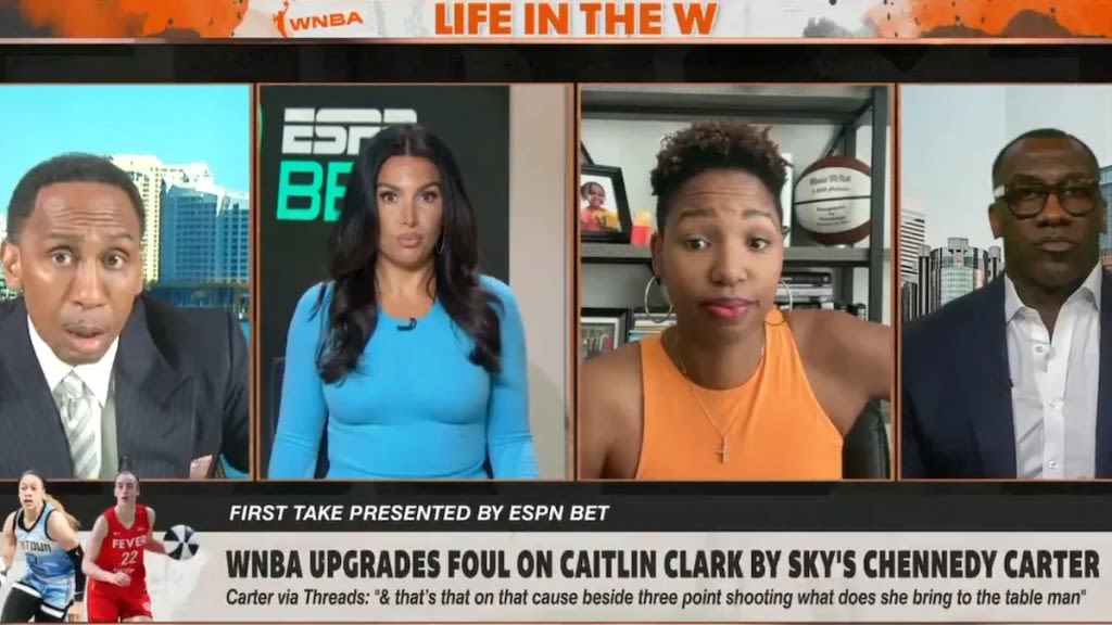 Stephen A. Smith Gets Called Out for WNBA vs. NBA Coverage: ‘Welcome to the World of Being a Woman’ | Video
