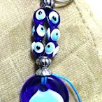 土耳其石藍眼睛鑰匙圈送口罩 母親節聖誕禮物