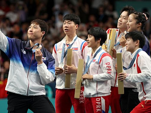 Paris 2024 Olympics: North-South Korea table tennis podium selfie goes viral