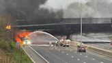 Fuel Tanker Truck Catches Fire, Closes I-95 in Connecticut