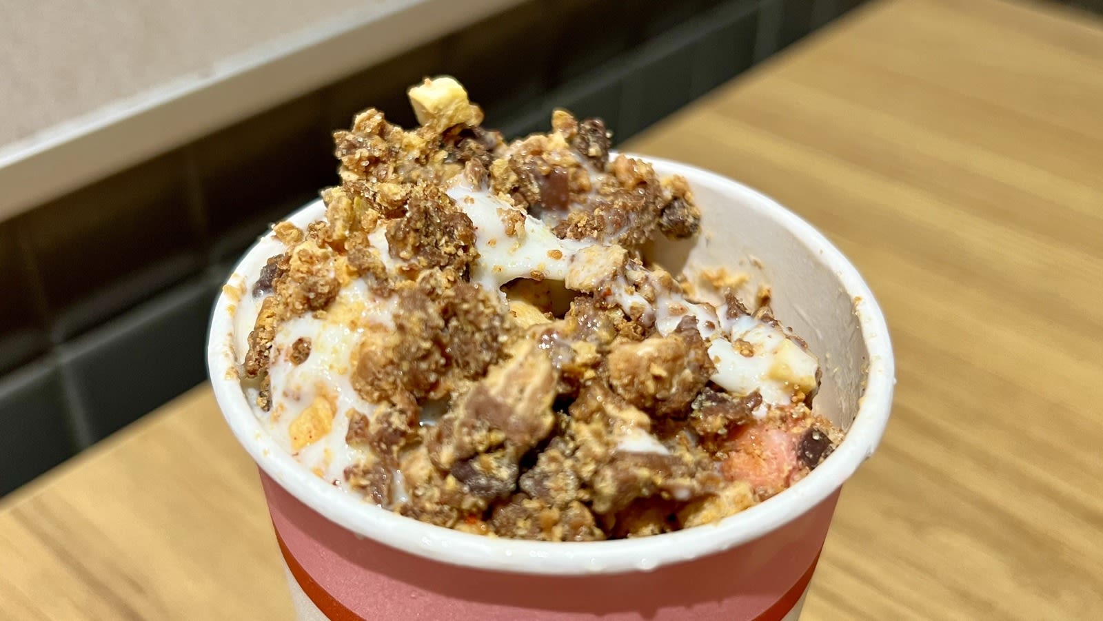 McDonald's Kit Kat Banana Split McFlurry Review: We're Split On If Kit Kats Belong Here