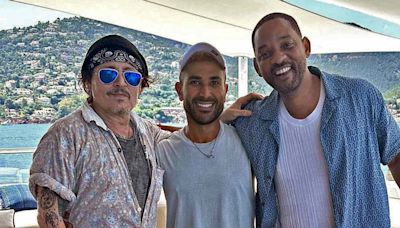 Will Smith and Johnny Depp Are Yachting Together Ahead of Shared Concert Appearance in Italy