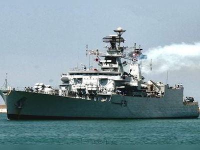 Indian Navy's warship INS Brahmaputra severely damaged in fire, sailor missing - CNBC TV18