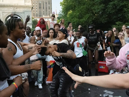 Man shot in the buttocks and hand as fights break out in Washington Square Park after Pride celebrations