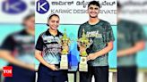 Shankar & Sahana Win U-19 Singles Titles in Table Tennis Tournament | Bengaluru News - Times of India