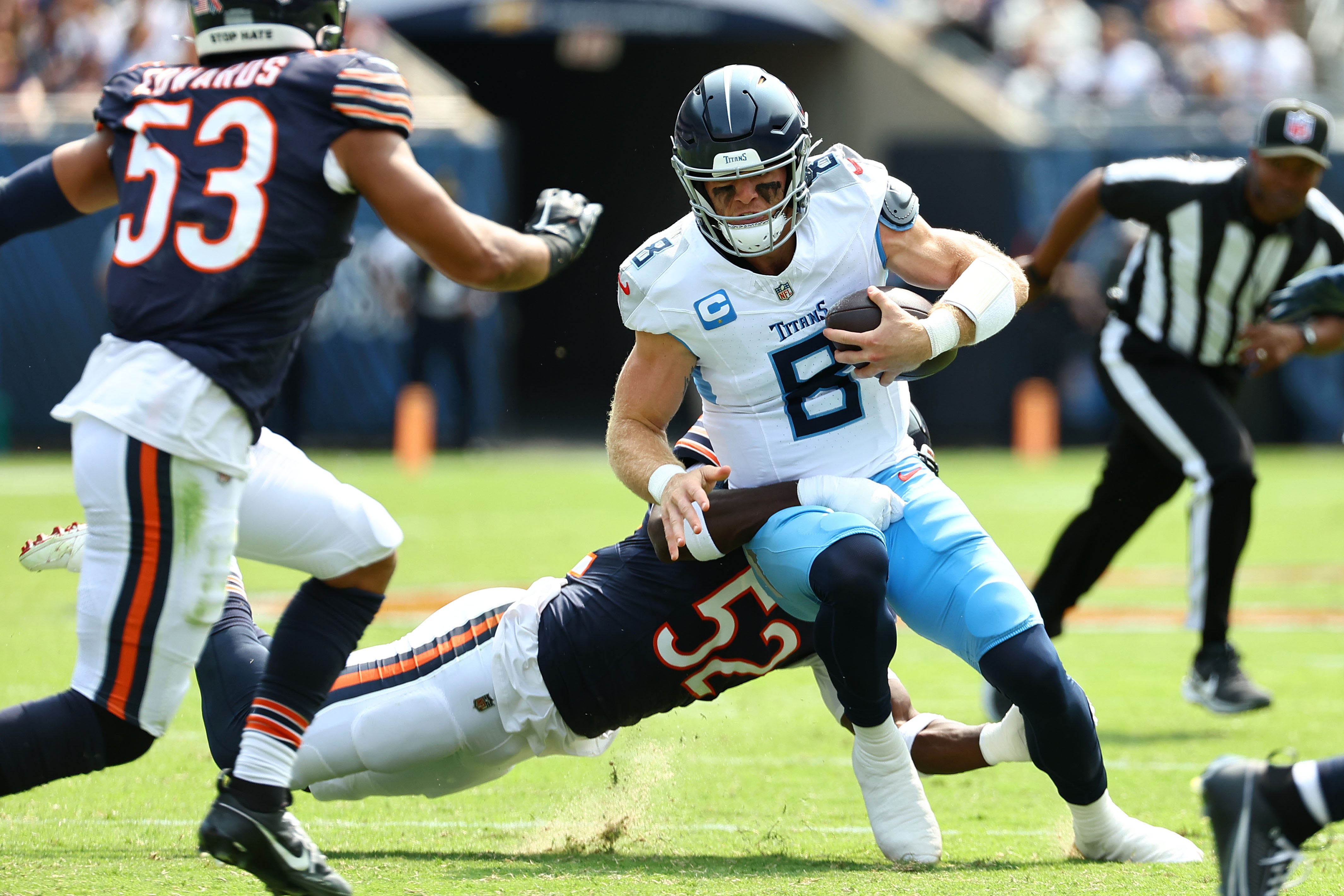 Studs and duds from Bears' comeback win vs. Titans