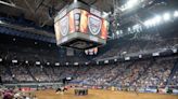 In one night, Rupp Arena will transform from basketball to bull riding. Here’s how.