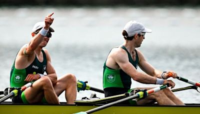 Olympic champions Paul O’Donovan and Fintan McCarthy in commanding semi-final win as they eye gold again