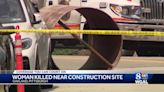 Steel drum weighing thousands of pounds rolls away from construction site, kills woman