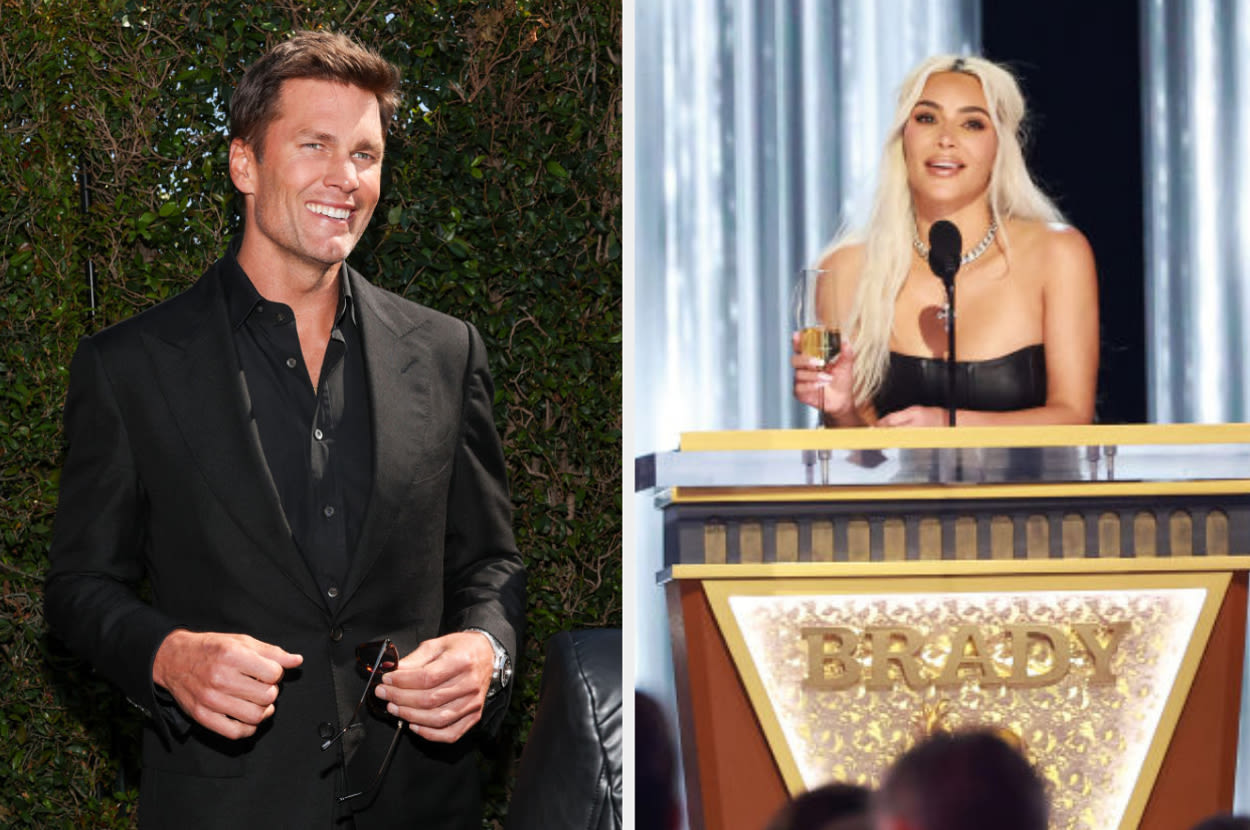 Kim Kardashian Was The Target Of Some Pretty Harsh Jokes During Tom Brady's Roast, Then She Got Booed — The Internet...