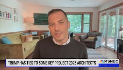 MSNBC's The Weekend discusses Project 2025 with Angelo Carusone: "Project 2025 is going to staff the Trump administration"