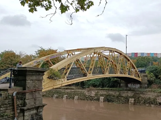 Road closed over fears river wall could fail