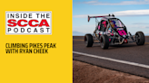 Inside the SCCA, with Ryan Cheek after her run up Pikes Peak
