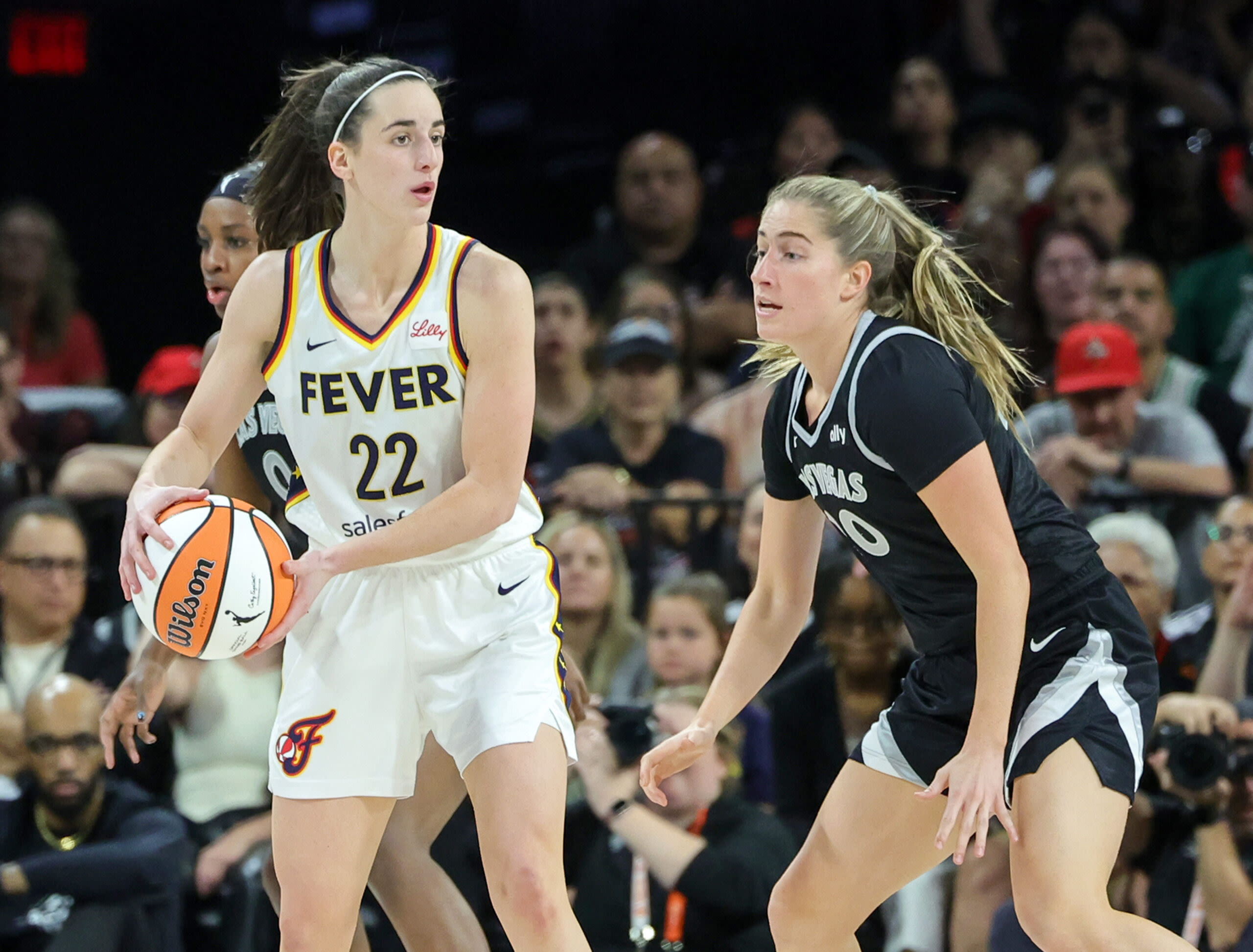 Las Vegas Aces move Indiana Fever, Caitlin Clark date inside T-Mobile Arena