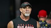 Wrestler Bill Goldberg spears fan in Tom Brady jersey at Falcons game