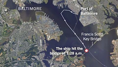 How the Key Bridge Collapsed in Baltimore: Maps and Photos