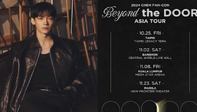 EXO’s Chen announces four stops for 2024 solo fan-con tour Beyond the DOOR; to visit Taipei, Bangkok, and more