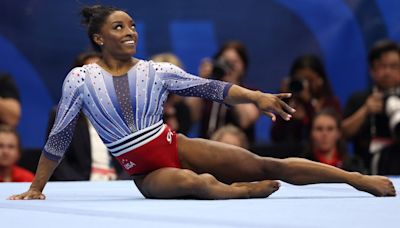 Simone Biles showed off her incredible Taylor Swift-themed floor routine at U.S. Olympic gymnastics trials