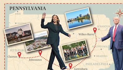 A drive through the Rust Belt: Will it be Kamala Harris or Donald Trump who swings Pennsylvania?