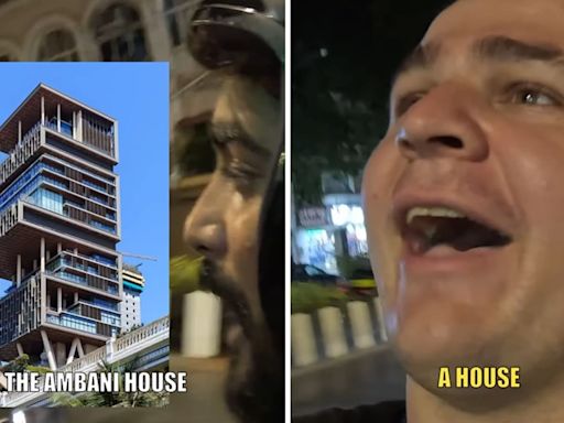 Canadian vlogger visiting Mumbai reacts to seeing Mukesh Ambani’s Antilia: ‘It’s a skyscraper’