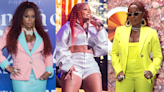 Mary J. Blige Hits High Notes in Metallic Prints, Electric Colorways and More Looks at Strength of a Woman Festival & Summit 2024
