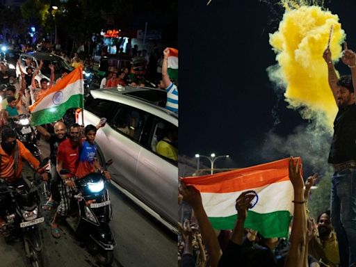 Delhi to London: Indian cricket team fans celebrate T20 World Cup win in style