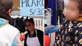 Peruana utiliza adorable estrategia para atraer clientes: "Los picarones más tiernos"