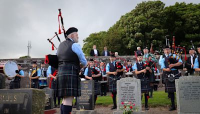 WWI hero's bagpipes ring out 60th anniversary tune for Lathallan School band