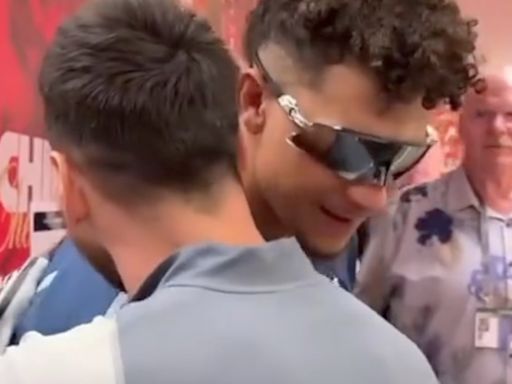 Patrick Mahomes habló de su encuentro con Messi en Kansas