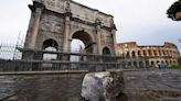 Rome's ancient Arch of Constantine damaged by lightning strike