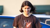 Michael Jackson’s reclusive son Blanket charges his Tesla during rare outing