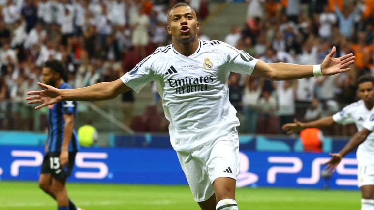 Real Madrid vs. Atalanta final score: Result, stats as Kylian Mbappe scores on debut in UEFA Super Cup match | Sporting News Australia