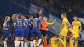 Chelsea rue contentious red card in Champions League semi-final defeat by Barcelona