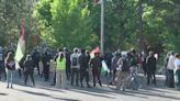 Protestors removed from University of New Mexico campus