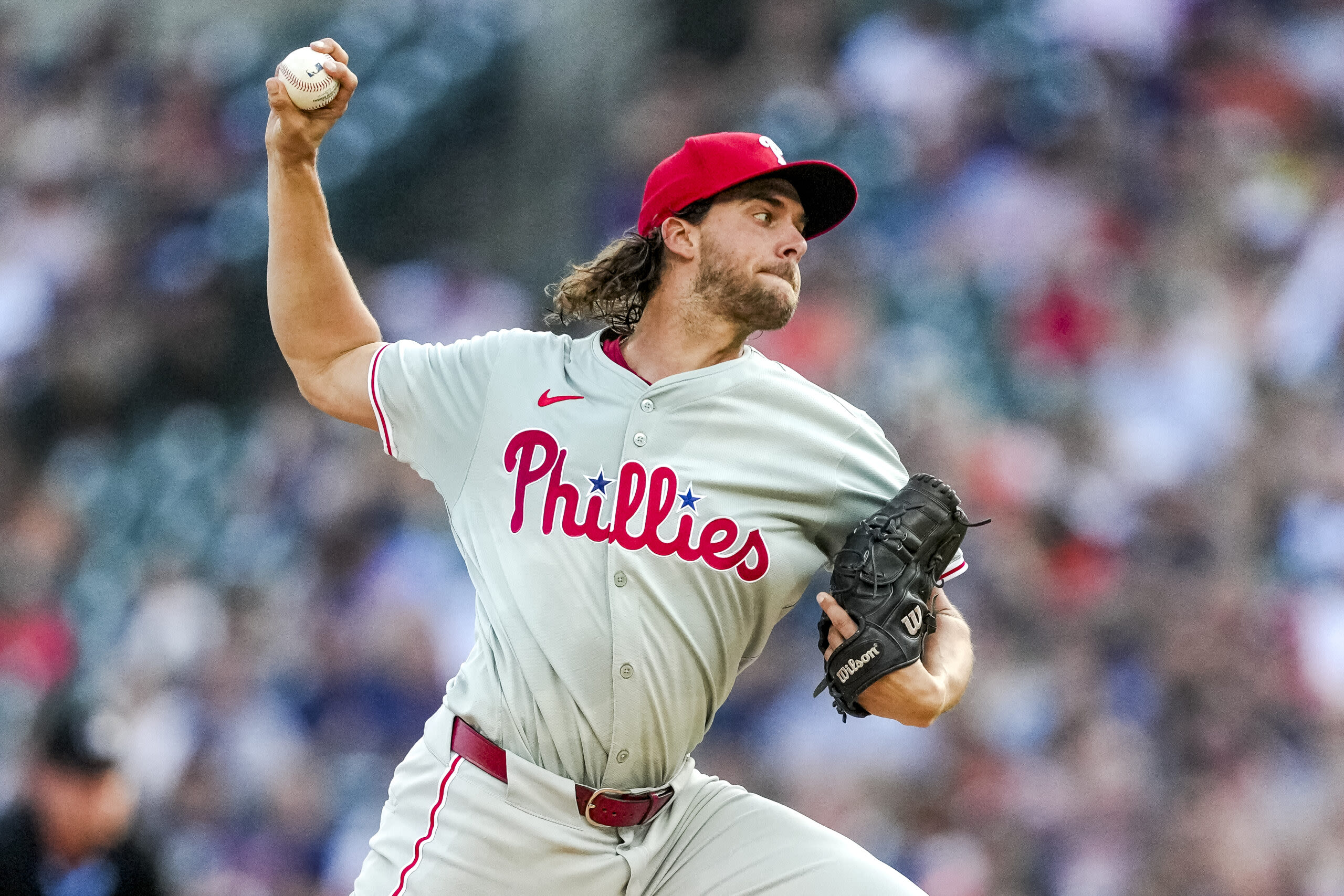 Former LSU pitcher Aaron Nola begins historic triple-play