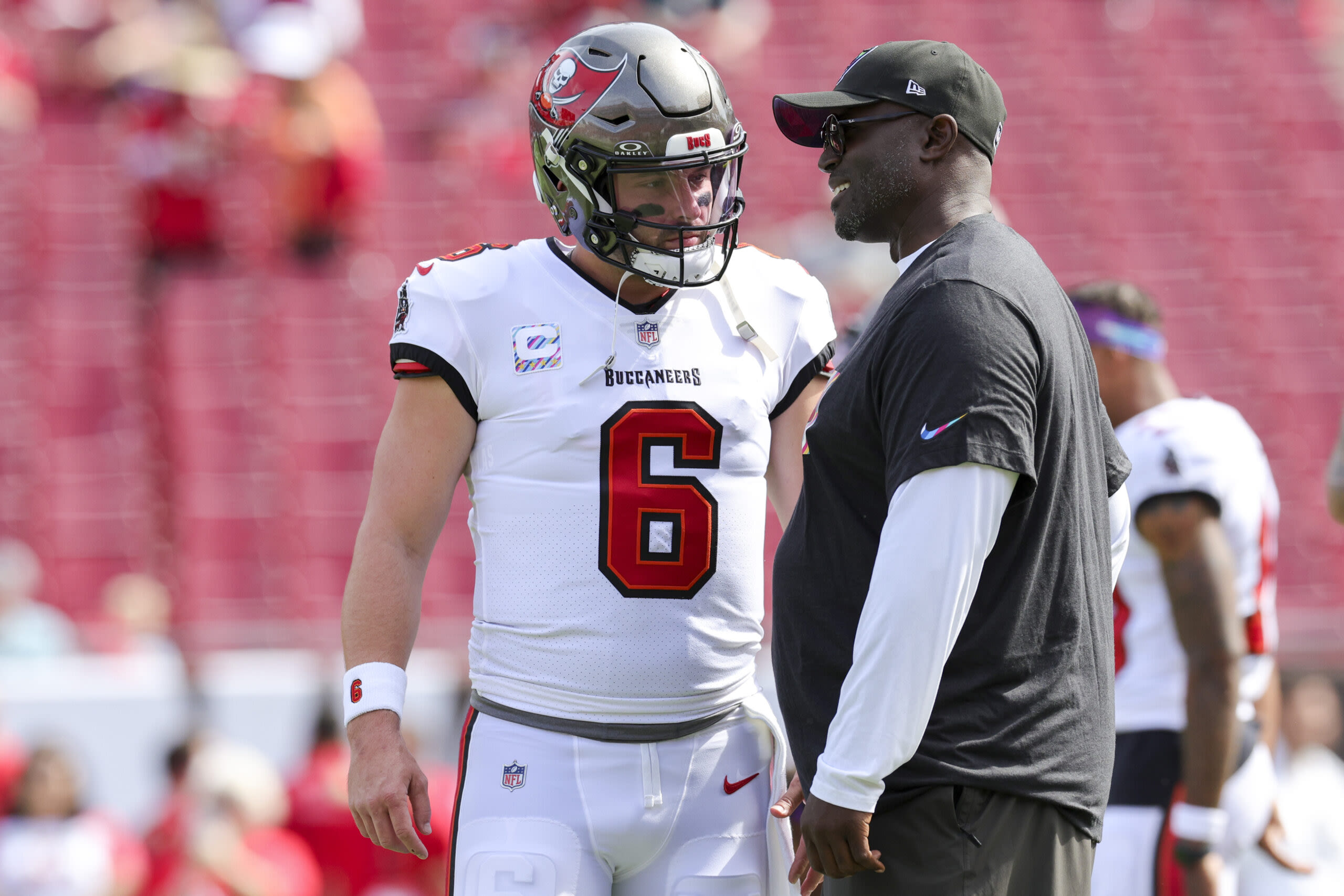 Bucs HC Todd Bowles talks OTAs, Baker Mayfield’s growth and more