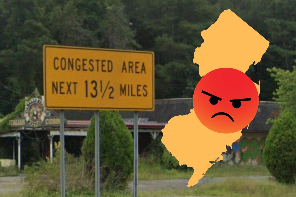 Struggling with traffic jams: New Jersey's most hated roads