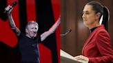 Roger Waters felicita a Claudia Sheinbaum y la recuerda en protesta contra Salinas de Gortari