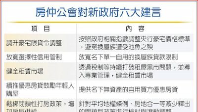 房仲公會 向賴政府提六建言