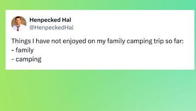 27 Funny Tweets About The Realities Of Camping With Kids